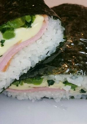 お弁当に☆簡単のり巻き風おにぎらず-レシピのメイン写真