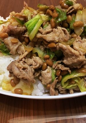 ペロリといけちゃう焼肉納豆丼☆-レシピのメイン写真