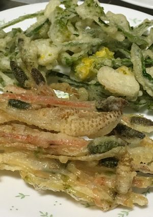 春の野の天ぷら-レシピのメイン写真