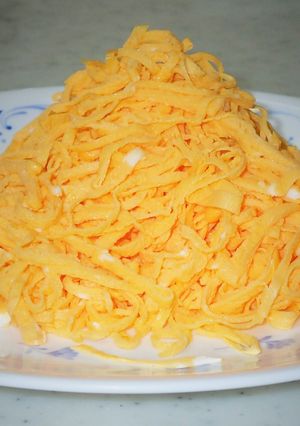 レンジで薄焼き卵　実験ノート公開-レシピのメイン写真