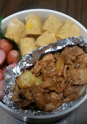 簡単ランチジャー弁当 16'03/10-レシピのメイン写真