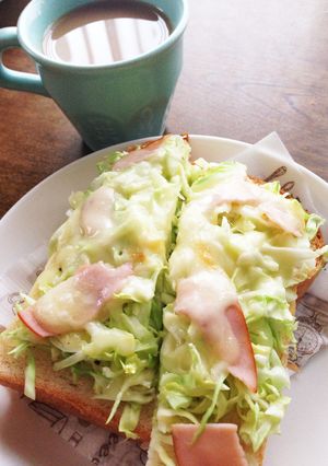 朝食に最適☆キャベチーパン-レシピのメイン写真