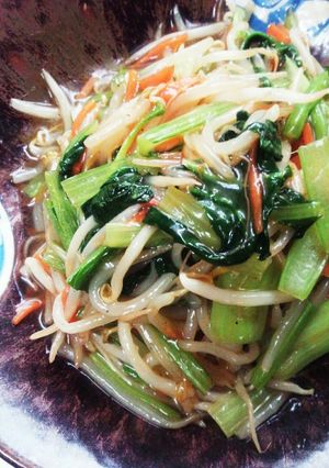 焼き肉のタレで☆あんかけ風の野菜炒め-レシピのメイン写真