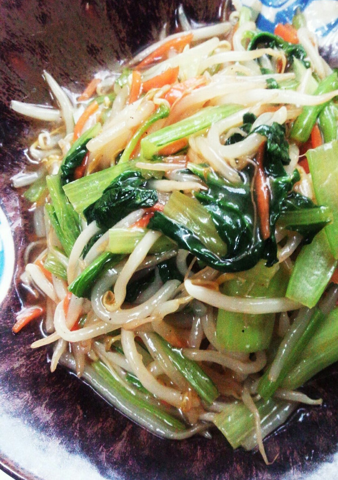 焼き肉のタレで☆あんかけ風の野菜炒め-レシピのメイン写真