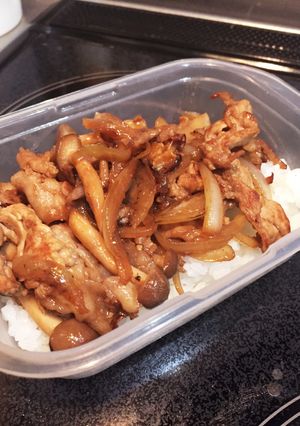 豚肉の味噌スタミナ丼-レシピのメイン写真