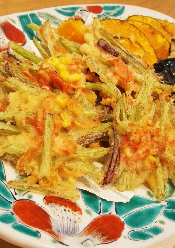 ふき　かき揚げ-レシピのメイン写真