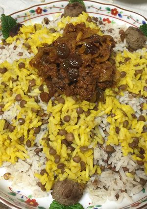 イラン♡肉団子入り豆ご飯 アダスポロ-レシピのメイン写真