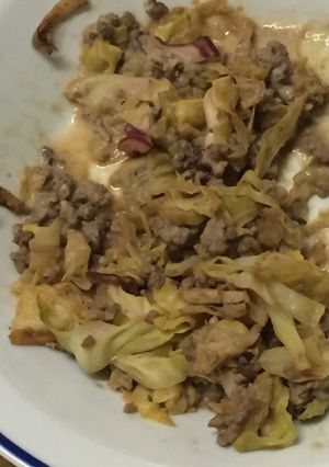 キャベツとタコのお好み焼き風味炒め-レシピのメイン写真
