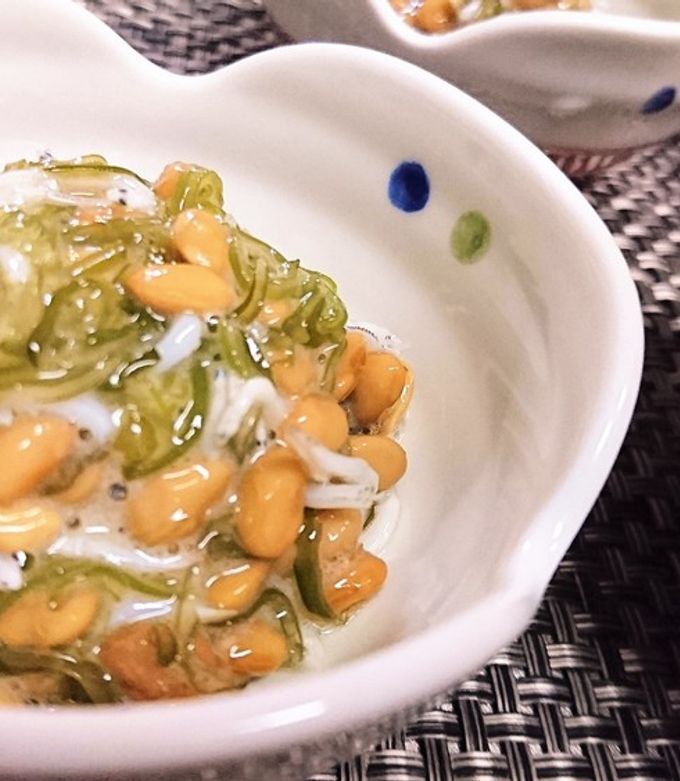 カルシウム豊富★しらすとめかぶの納豆和え-レシピのメイン写真