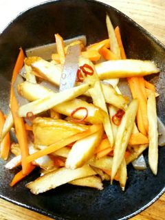 さつま揚げのきんぴらごぼう-レシピのメイン写真
