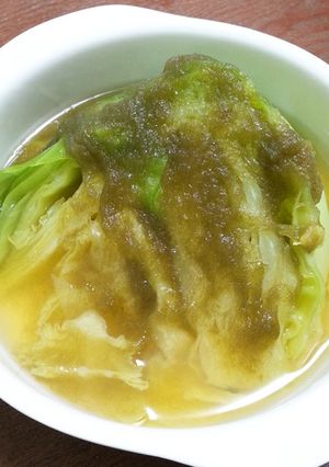 とろろ昆布と春キャベツの簡単煮もの-レシピのメイン写真