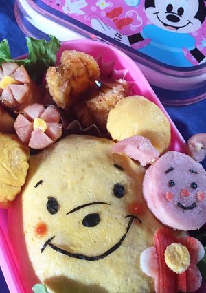 プーさん弁当-レシピのメイン写真