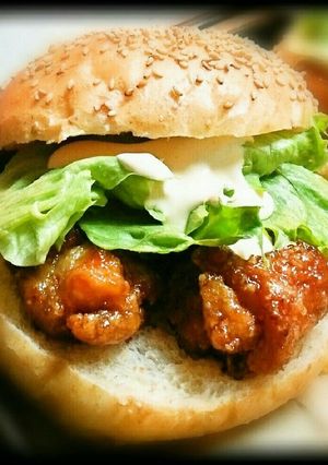 チャイニーズチキンバーガー-レシピのメイン写真