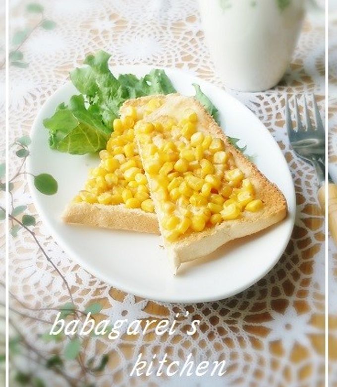 バター醤油風味♡コーントースト-レシピのメイン写真