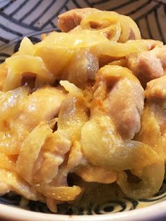 鶏モモと玉葱の白味噌漬け濃厚白味噌汁付き-レシピのメイン写真