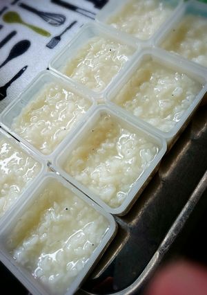 離乳食中期５倍粥のしらす炊き込みごはん-レシピのメイン写真