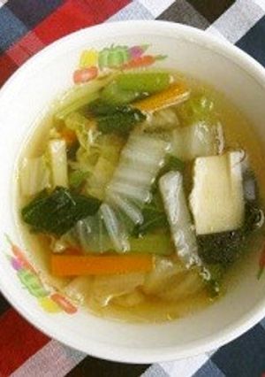 白菜スープ ★宇都宮給食-レシピのメイン写真