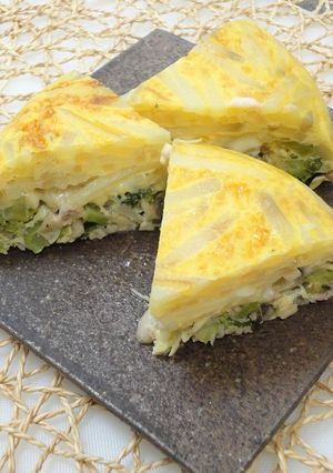 じゃが芋とキノコの炊飯器キッシュ-レシピのメイン写真