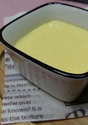 離乳食　簡単かぼちゃプリン-レシピのメイン写真