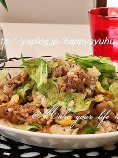 焼肉のタレdeレタス☆チャーハン-レシピのメイン写真