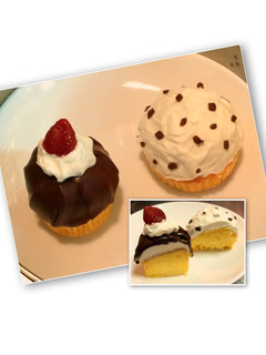 スライス生チョコでカップケーキをデコ☆-レシピのメイン写真