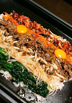 ホットプレートでビビンバ♪-レシピのメイン写真