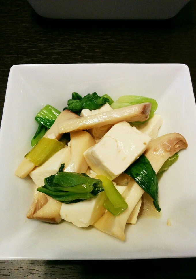 エリンギと豆腐とチンゲン菜の中華風炒め-レシピのメイン写真