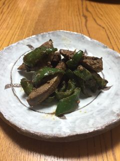 塩麹でふっくらレバーとピーマンの炒めもの-レシピのメイン写真