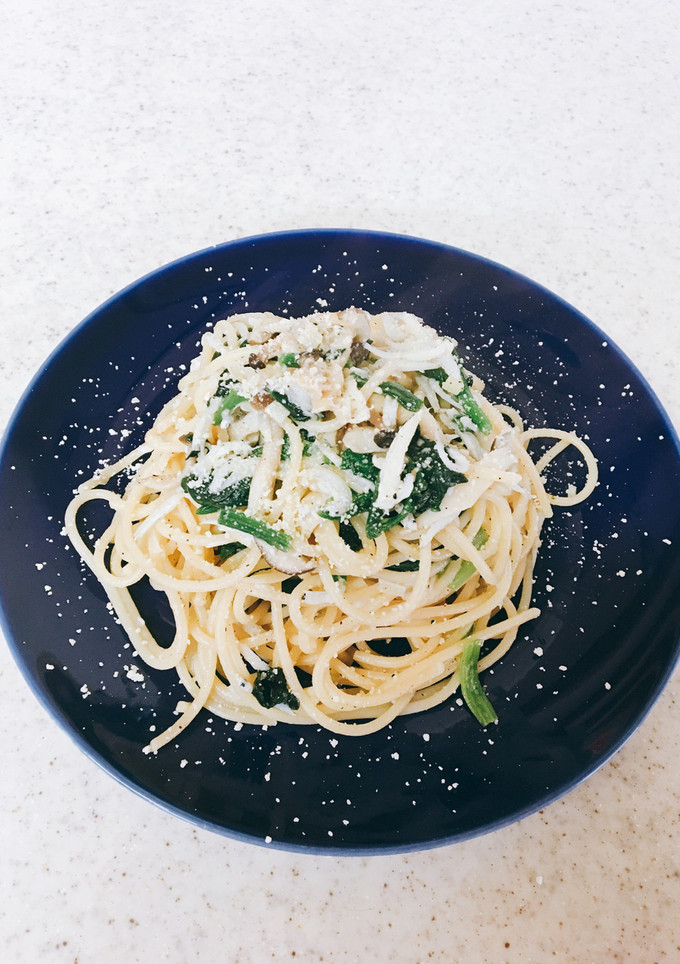 ほうれん草としらすのパスタ！-レシピのメイン写真