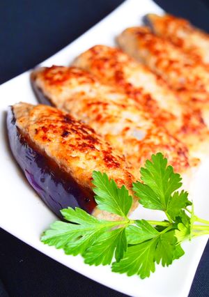 簡単ナスの肉詰め♪-レシピのメイン写真