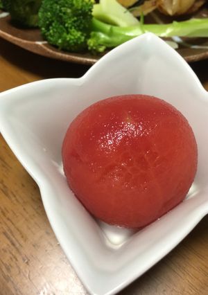 トマトの清酒コンポート-レシピのメイン写真