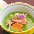 鮭の豆乳蒸し ブロッコリー餡かけ