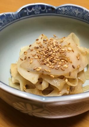 炒める酢れんこん-レシピのメイン写真