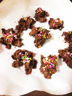 レンジで簡単♪チョコフレーク-レシピのメイン写真