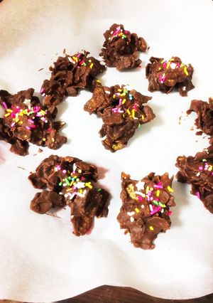 レンジで簡単♪チョコフレーク-レシピのメイン写真