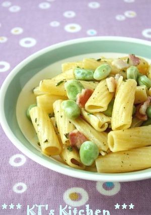 そら豆のパスタ★セージバターソース-レシピのメイン写真