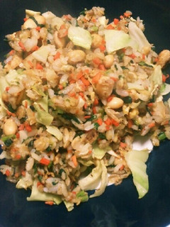蒸し大豆と干しえびの野菜たっぷり焼きめし-レシピのメイン写真