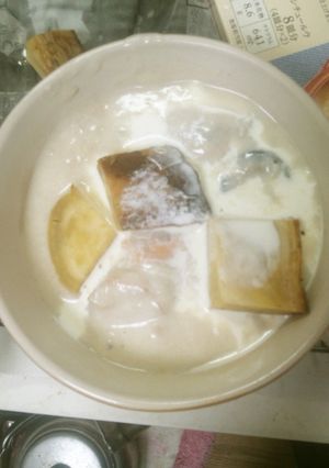 シーフードクリームシチュ 焼きさつまいも-レシピのメイン写真