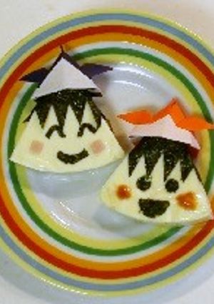 こどもの日！６Pカブトっ子-レシピのメイン写真