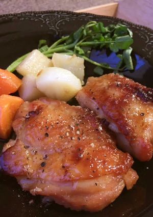 お弁当にも♪味噌ガーリックローストチキン-レシピのメイン写真