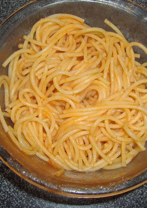 《弁当用》赤いパスタ-レシピのメイン写真