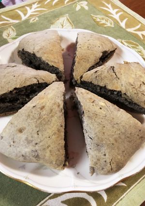 黒ごまバターの豆腐入り 簡単パン-レシピのメイン写真