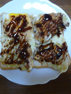 お好み焼きトースト-レシピのメイン写真
