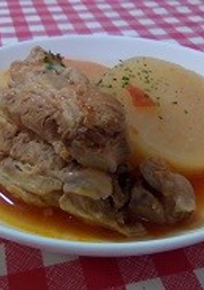 スペアリブと大根のトマト煮-レシピのメイン写真