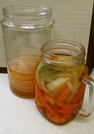 コンブチャビネガーで野菜のピクルス-レシピのメイン写真