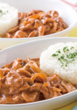 カナダポークのあっさりストロガノフ-レシピのメイン写真