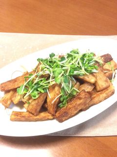 味付けは麺つゆとすし酢だけ!長芋の揚げ漬-レシピのメイン写真