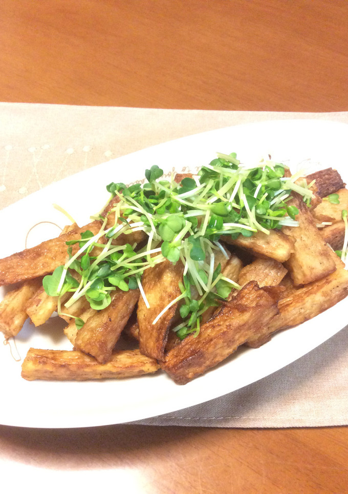 味付けは麺つゆとすし酢だけ！長芋の揚げ漬-レシピのメイン写真