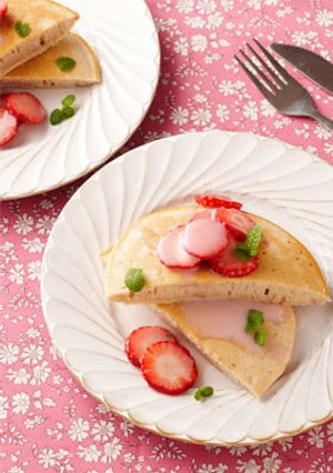 春苺ホットケーキ-レシピのメイン写真