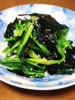 ほうれん草の香ばしナムル-レシピのメイン写真